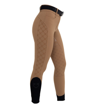 Pantaloni donna vita alta full grip monogram Equestro Pantaloni donna vita alta full grip monogram Equestro