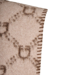 Mantella donna in lana monogram Equestro