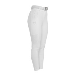 Pantaloni donna vita alta full grip con strass Equestro