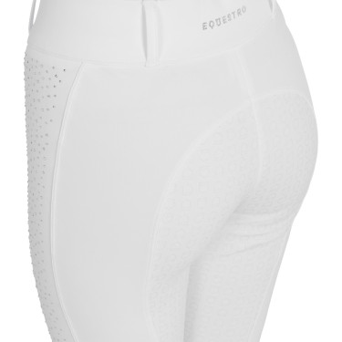 Pantaloni donna vita alta full grip con strass Equestro