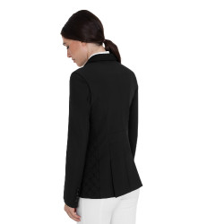 Giacca concorso donna monogram in tessuto effetto velluto Equestro Giacca concorso donna monogram in tessuto effetto velluto Equestro