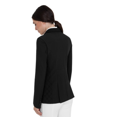 Giacca concorso donna monogram in tessuto effetto velluto Equestro Giacca concorso donna monogram in tessuto effetto velluto Equestro
