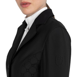 Giacca concorso donna monogram in tessuto effetto velluto Equestro Giacca concorso donna monogram in tessuto effetto velluto Equestro