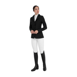 Giacca concorso donna monogram in tessuto effetto velluto Equestro Giacca concorso donna monogram in tessuto effetto velluto Equestro