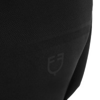 Polo allenamento donna in maglia tecnica con zip Equestro