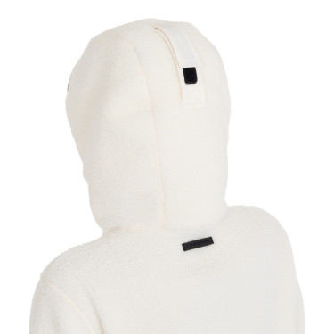Felpa donna in pile teddy con cappuccio e zip Equestro Felpa donna in pile teddy con cappuccio e zip Equestro