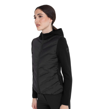 Capospalla tecnico donna con imbottitura frontale Equestro Capospalla tecnico donna con imbottitura frontale Equestro