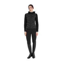 Capospalla tecnico donna con imbottitura frontale Equestro Capospalla tecnico donna con imbottitura frontale Equestro