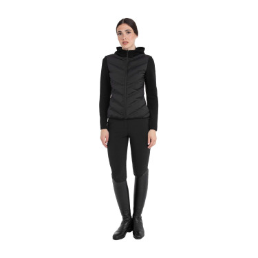 Capospalla tecnico donna con imbottitura frontale Equestro Capospalla tecnico donna con imbottitura frontale Equestro
