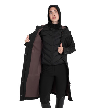 Softshell lungo donna con apertura posteriore Equestro Softshell lungo donna con apertura posteriore Equestro