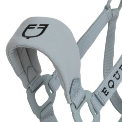 Cavezza tecnica con doppia regolazione e fibbie rivestite in gomma Equestro
