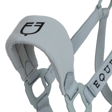 Cavezza tecnica con doppia regolazione e fibbie rivestite in gomma Equestro Cavezza tecnica con doppia regolazione e fibbie rivestite in gomma Equestro