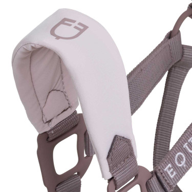 Cavezza tecnica con doppia regolazione e fibbie rivestite in gomma Equestro Antler / viola feltro