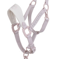 Cavezza tecnica con doppia regolazione e fibbie rivestite in gomma Equestro Grigio ardesia