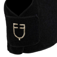 Coperta da scuderia in pile teddy Equestro Nero / bianco antico