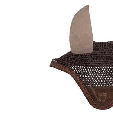 Cuffietta con lavorazione crochet e strass Equestro Cuffietta con lavorazione crochet e strass Equestro