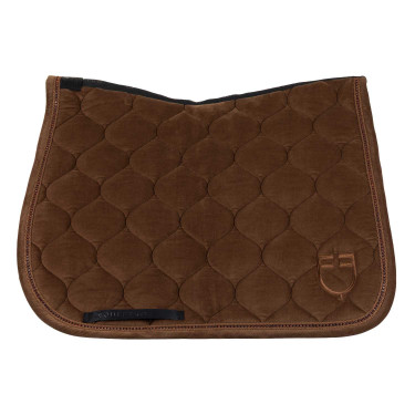 Sottosella da dressage effetto scamosciato con strass Equestro Sottosella da dressage effetto scamosciato con strass Equestro