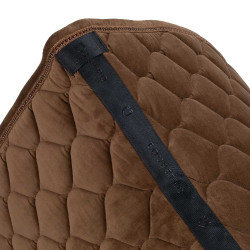 Sottosella da dressage effetto scamosciato con strass Equestro Sottosella da dressage effetto scamosciato con strass Equestro