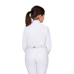 Polo da concorso bambina con inserti micromesh Equestro bambino Polo da concorso bambina con inserti micromesh Equestro bambino
