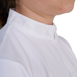Polo da concorso bambina con inserti micromesh Equestro bambino Polo da concorso bambina con inserti micromesh Equestro bambino