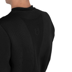 Felpa tecnica uomo girocollo con inserti micro mesh Equestro Felpa tecnica uomo girocollo con inserti micro mesh Equestro