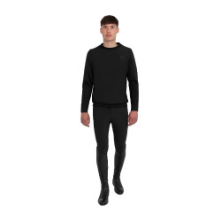 Felpa tecnica uomo girocollo con inserti micro mesh Equestro Felpa tecnica uomo girocollo con inserti micro mesh Equestro