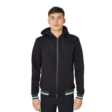 Felpa uomo con cappuccio e zip frontale Equestro Felpa uomo con cappuccio e zip frontale Equestro