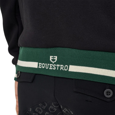 Felpa uomo con cappuccio e zip frontale Equestro Felpa uomo con cappuccio e zip frontale Equestro