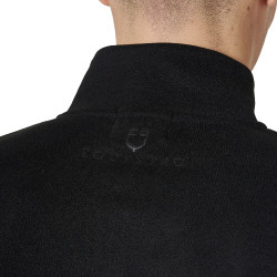 Felpa uomo collo alto in pile con zip a 3/4 Equestro Felpa uomo collo alto in pile con zip a 3/4 Equestro
