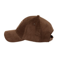 Cappellino unisex baseball in tessuto effetto velluto Equestro