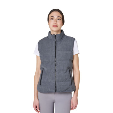 Smanicato donna trapuntato in lana Equestro Smanicato donna trapuntato in lana Equestro