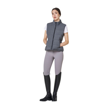 Smanicato donna trapuntato in lana Equestro Smanicato donna trapuntato in lana Equestro