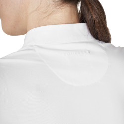Polo da concorso da donna a camicia con strass Equestro Polo da concorso da donna a camicia con strass Equestro