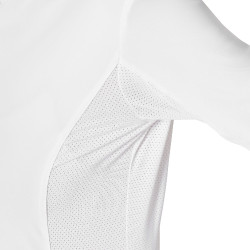 Polo concorso donna a camicia con inserti in mesh Equestro Polo concorso donna a camicia con inserti in mesh Equestro