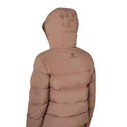 Giacca piumino donna con cappuccio Equestro Giacca piumino donna con cappuccio Equestro