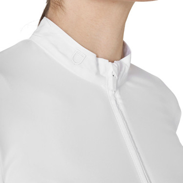 Polo concorso donna basic con inserti in mesh Equestro Polo concorso donna basic con inserti in mesh Equestro