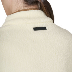 Smanicato donna in pile teddy con tasca frontale Equestro Smanicato donna in pile teddy con tasca frontale Equestro