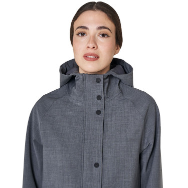 Softshell donna lungo in misto lana con apertura posteriore Equestro Softshell donna lungo in misto lana con apertura posteriore Equestro