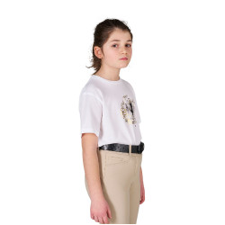 T-shirt bambina Born To Be Wild in cotone Equestro bambino