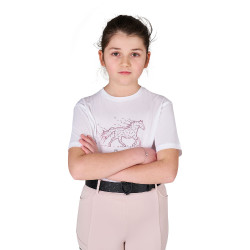 T-shirt bambina Stone Horse in cotone Equestro bambino T-shirt bambina Stone Horse in cotone Equestro bambino