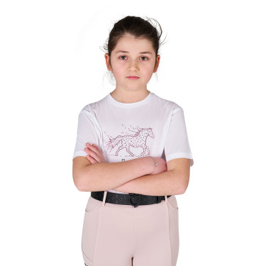 T-shirt bambina Stone Horse in cotone Equestro bambino T-shirt bambina Stone Horse in cotone Equestro bambino