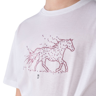 T-shirt bambina Stone Horse in cotone Equestro bambino T-shirt bambina Stone Horse in cotone Equestro bambino