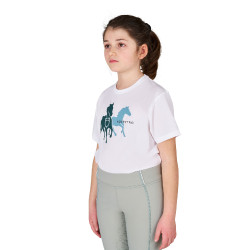 T-shirt bambino in cotone traspirante Equestro