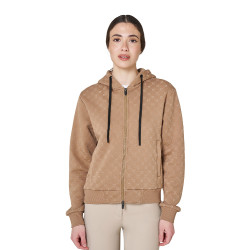 Felpa donna monogram con cappuccio Equestro Felpa donna monogram con cappuccio Equestro