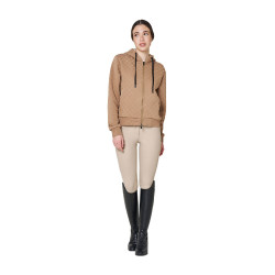Felpa donna monogram con cappuccio Equestro Felpa donna monogram con cappuccio Equestro