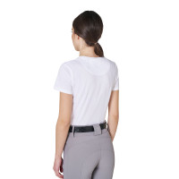 T-shirt donna con logo in lamina Equestro Nero / dorato
