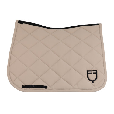 Sottosella da dressage con trapuntatura a rombi e logo ricamato Equestro