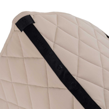 Sottosella da dressage con trapuntatura a rombi e logo ricamato Equestro