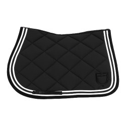 Sottosella salto Double Stripes in tessuto tecnico Equestro Nero
