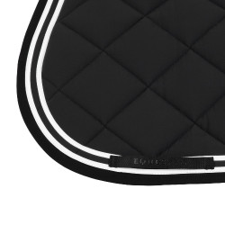 Sottosella salto Double Stripes in tessuto tecnico Equestro Nero